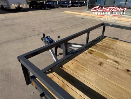 New #155565 2026 LAMAR UC 16 X 77 TANDEM AXLE 7K SQUARE TUBE TOP UTILITY W/ RAMP GATE