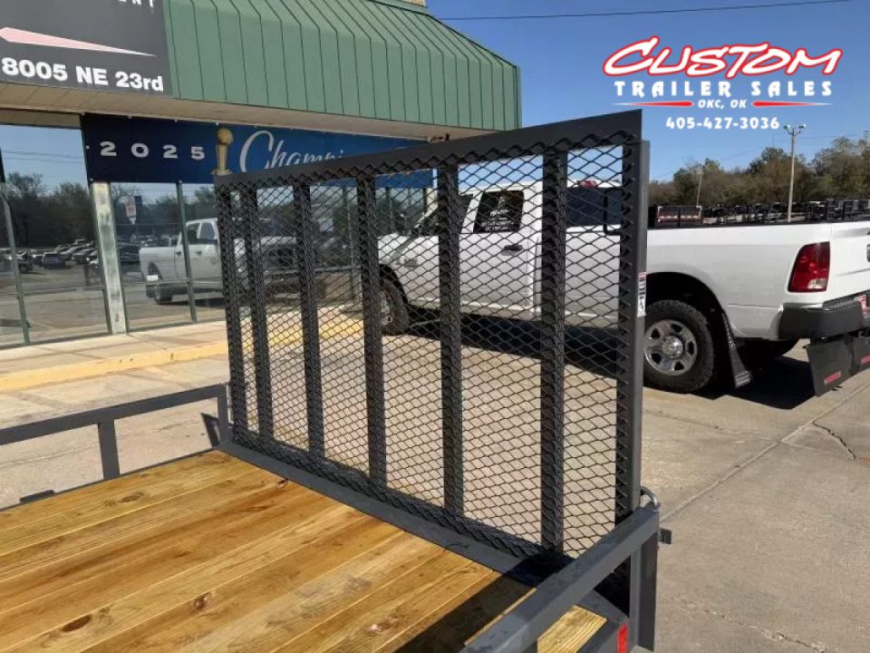 New #155568 2026 LAMAR UC 16 X 83 TANDEM AXLE SQUARE TUBE TOP 7K UTILITY W/ REAR RAMP GATE