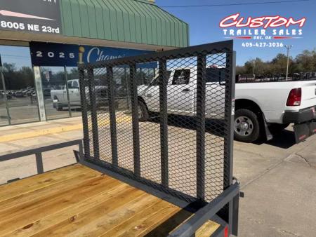 New #155568 2026 LAMAR UC 16 X 83 TANDEM AXLE SQUARE TUBE TOP 7K UTILITY W/ REAR RAMP GATE