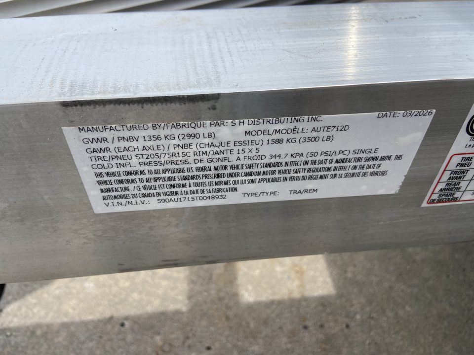 New Sport Haven 7X12 ALUM UTILITY EXPRESS