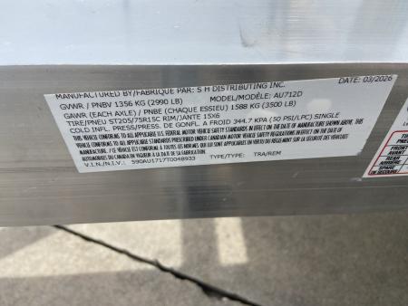 New Sport Haven 7X12 ALUM DELUX UTILITY
