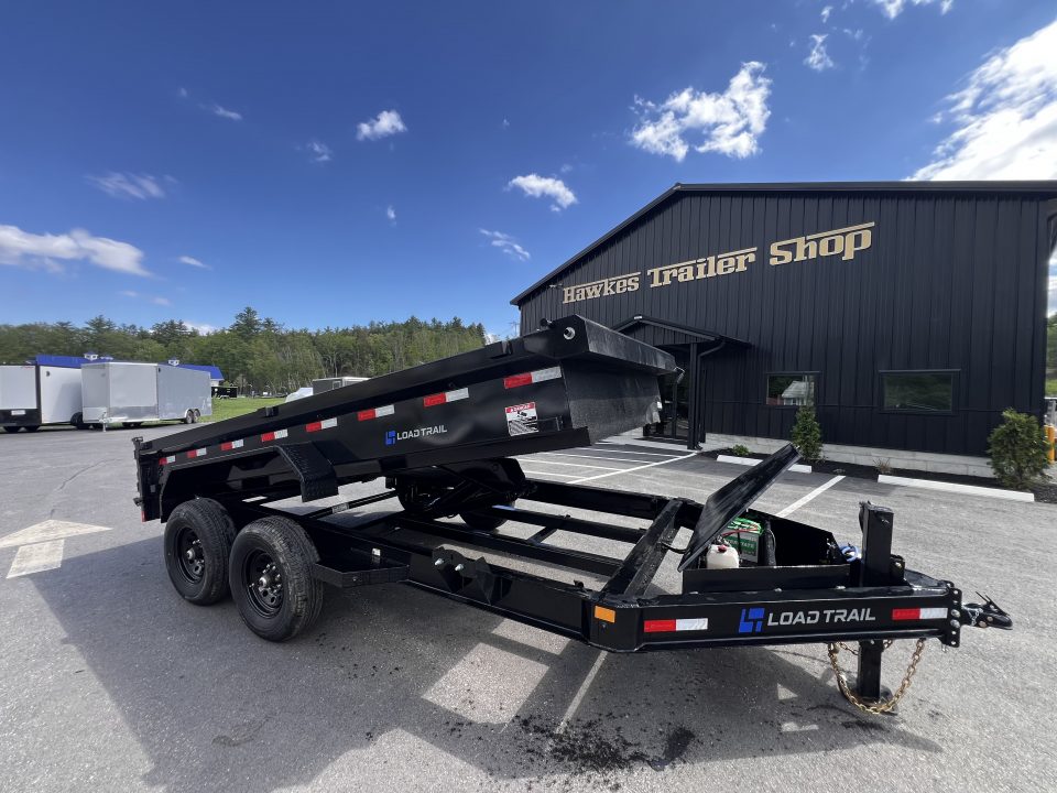New 2026 LOAD TRAIL 7x14-DE Dump Trailer/ I BEAM Frame / Tarp kit & Ramps/ Spreader Gate- 14,000gvw