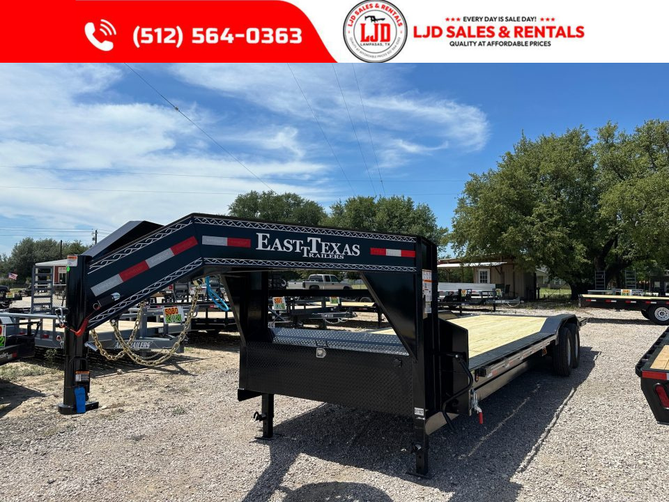 New 2027 East Texas - 102" X 26' Drive Over Fender Power Tilt Trailer