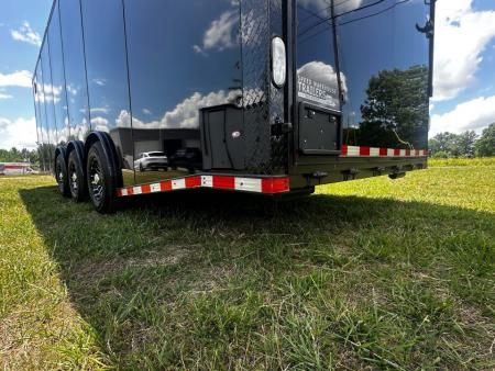 New 2026 Rock Solid Cargo 8.5x28 Race Trailer-Finished Interior-7'6" Interior-Triple 7000 TORSIONS -HD RAMP-AWNING -10" BOGEY WHEELS