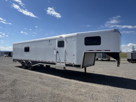 Used FALL DEMO! 2026 Logan Coach 31' GN Horsepower ZBROZ Snowmobile Trailer