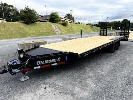 New 2026 Diamond C DEC208 DECK OVER TRAILER 24” EXTRA WIDE RAMPS *** ABS BRAKES***