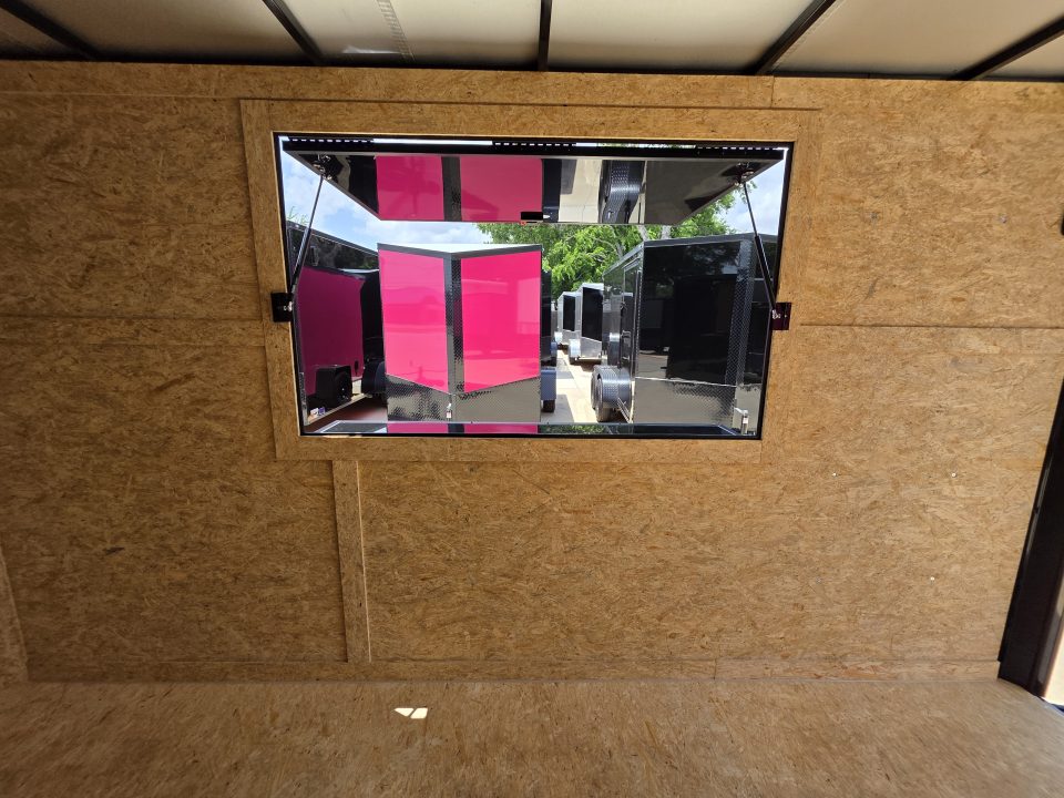 New 2026 New 6x12 SA Screwless Vending Enclosed Trailer | Blackout | Spoiler Package | .08 Polycor | 1113
