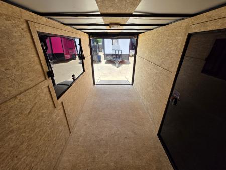 New 2026 New 6x12 SA Screwless Vending Enclosed Trailer | Blackout | Spoiler Package | .08 Polycor | 1113