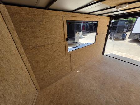 New 2026 New 6x12 SA Screwless Vending Enclosed Trailer | Blackout | Spoiler Package | .08 Polycor | 1113