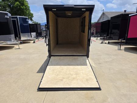 New 2026 New 6x12 SA Screwless Vending Enclosed Trailer | Blackout | Spoiler Package | .08 Polycor | 1113