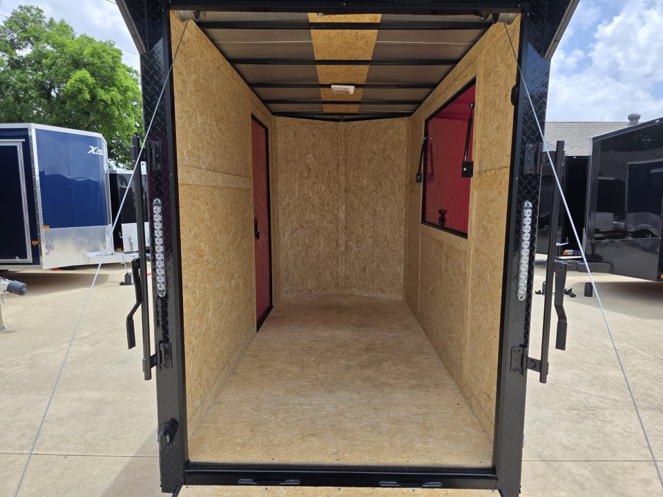 New 2026 New 5x10 SA Screwless Vending Enclosed Trailer | Blackout | Spoiler Package | .08 Polycor | Dexter Axle | 1116