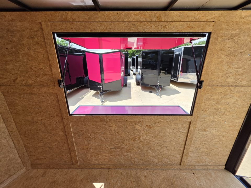 New 2026 New 5x10 SA Screwless Vending Enclosed Trailer | Blackout | Spoiler Package | .08 Polycor | Dexter Axle | 1116