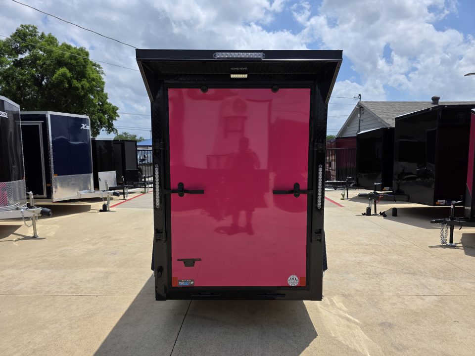 New 2026 New 5x10 SA Screwless Vending Enclosed Trailer | Blackout | Spoiler Package | .08 Polycor | Dexter Axle | 1116