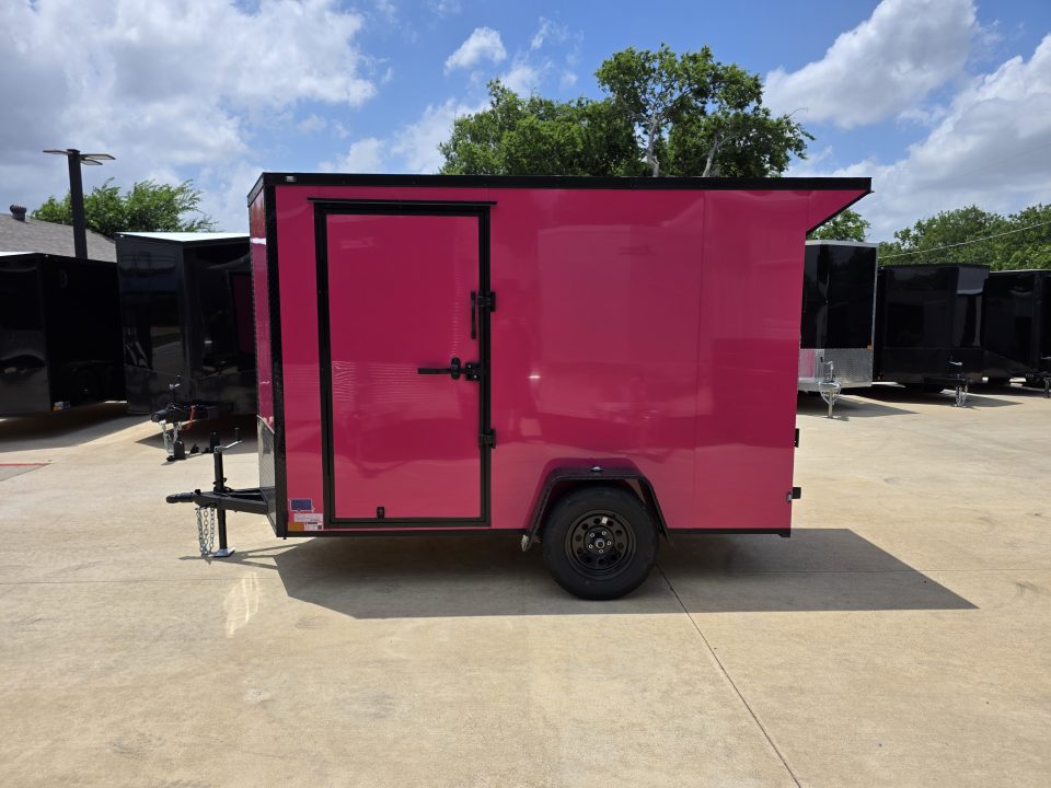 New 2026 New 5x10 SA Screwless Vending Enclosed Trailer | Blackout | Spoiler Package | .08 Polycor | Dexter Axle | 1116