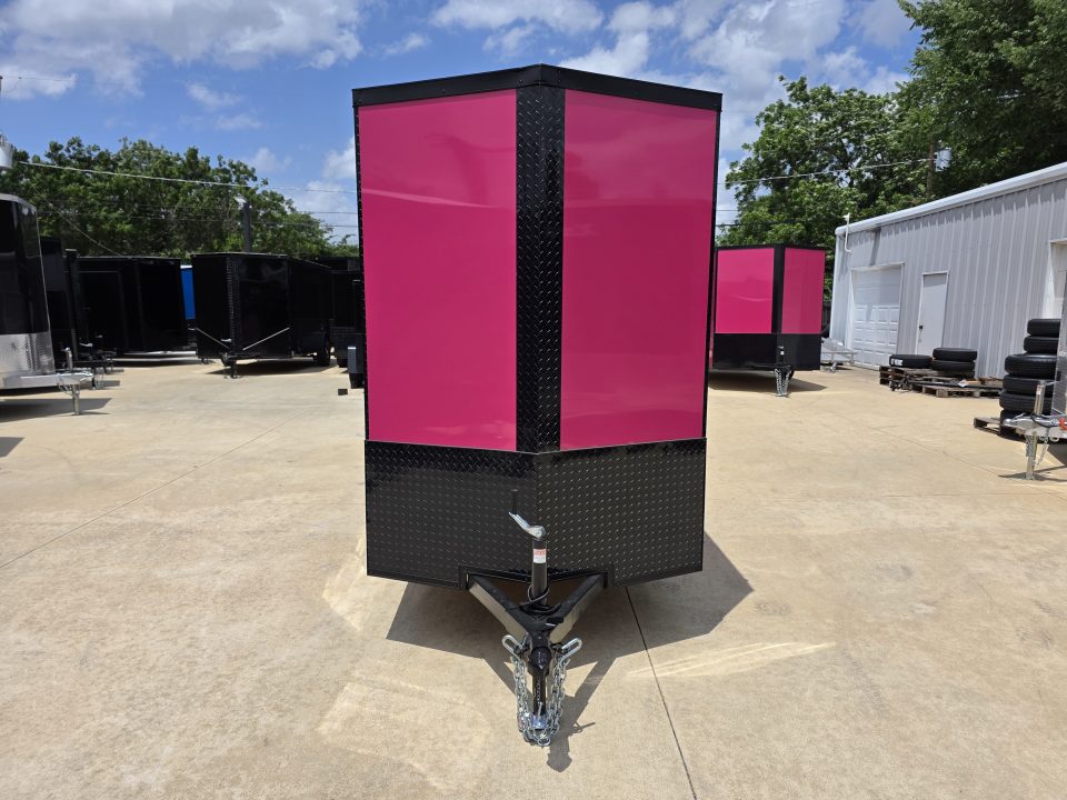 New 2026 New 5x10 SA Screwless Vending Enclosed Trailer | Blackout | Spoiler Package | .08 Polycor | Dexter Axle | 1116