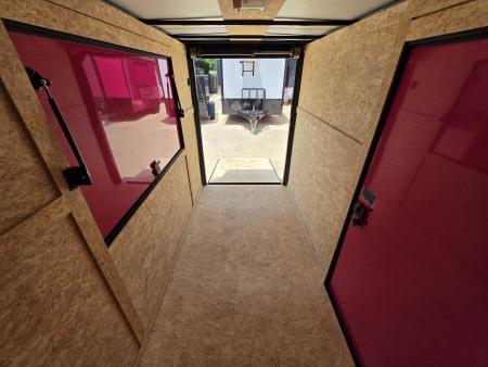 New 2026 New 5x10 SA Screwless Vending Enclosed Trailer | Blackout | Spoiler Package | .08 Polycor | Dexter Axle | 1116