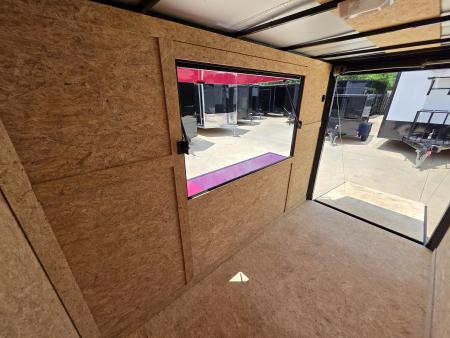 New 2026 New 5x10 SA Screwless Vending Enclosed Trailer | Blackout | Spoiler Package | .08 Polycor | Dexter Axle | 1116