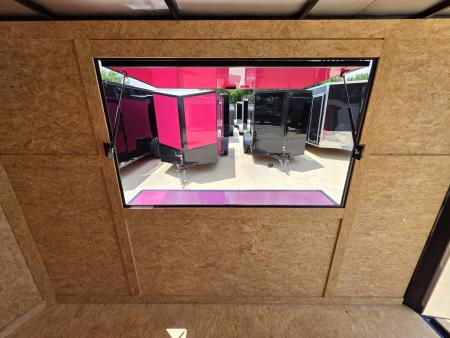 New 2026 New 5x10 SA Screwless Vending Enclosed Trailer | Blackout | Spoiler Package | .08 Polycor | Dexter Axle | 1116