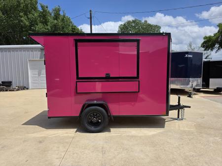 New 2026 New 5x10 SA Screwless Vending Enclosed Trailer | Blackout | Spoiler Package | .08 Polycor | Dexter Axle | 1116