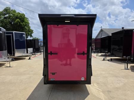 New 2026 New 5x10 SA Screwless Vending Enclosed Trailer | Blackout | Spoiler Package | .08 Polycor | Dexter Axle | 1116