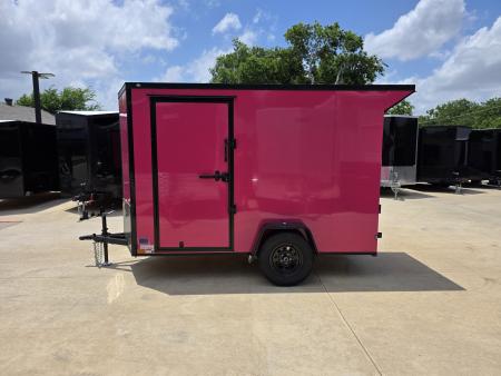 New 2026 New 5x10 SA Screwless Vending Enclosed Trailer | Blackout | Spoiler Package | .08 Polycor | Dexter Axle | 1116