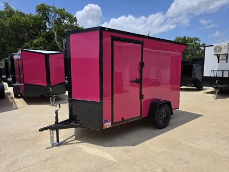 New 2026 New 5x10 SA Screwless Vending Enclosed Trailer | Blackout | Spoiler Package | .08 Polycor | Dexter Axle | 1116