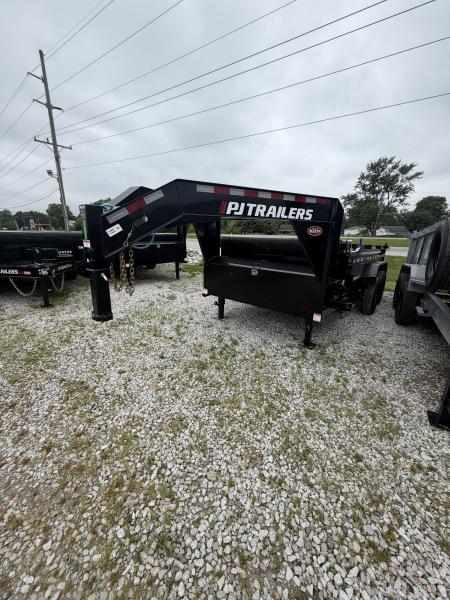 New 2027 PJ Trailers DL142 Dump Trailer 83X14 TA  24  SIDES GOOSENECK (GVW:16800) BLACK
