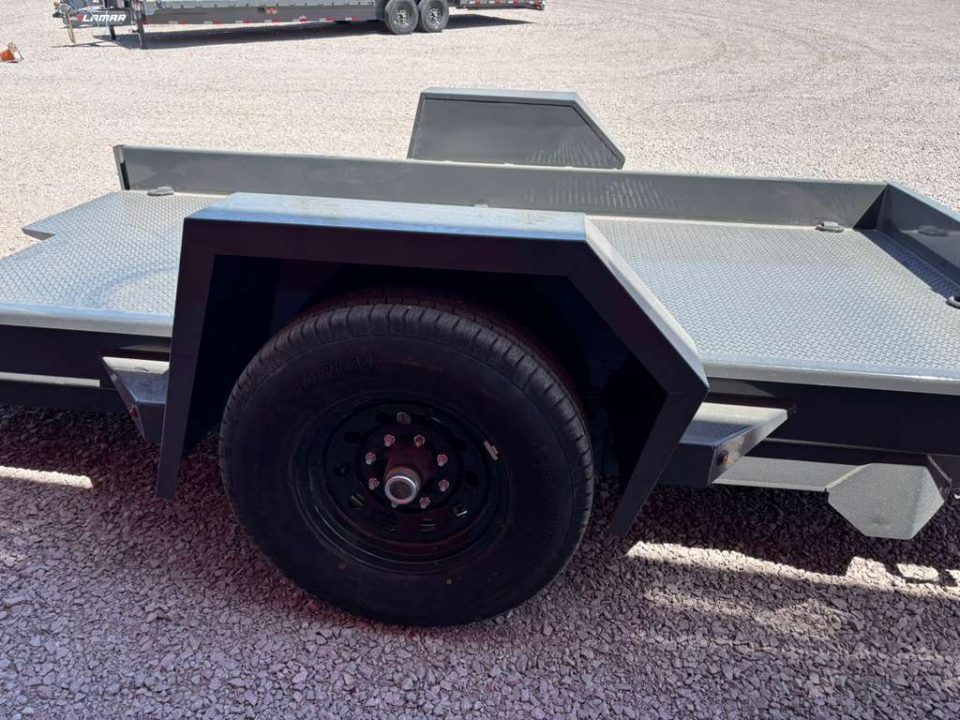 New 2026 Lamar Trailers 79" X 12' SCISSOR HAULER 7K Tilt Trailer