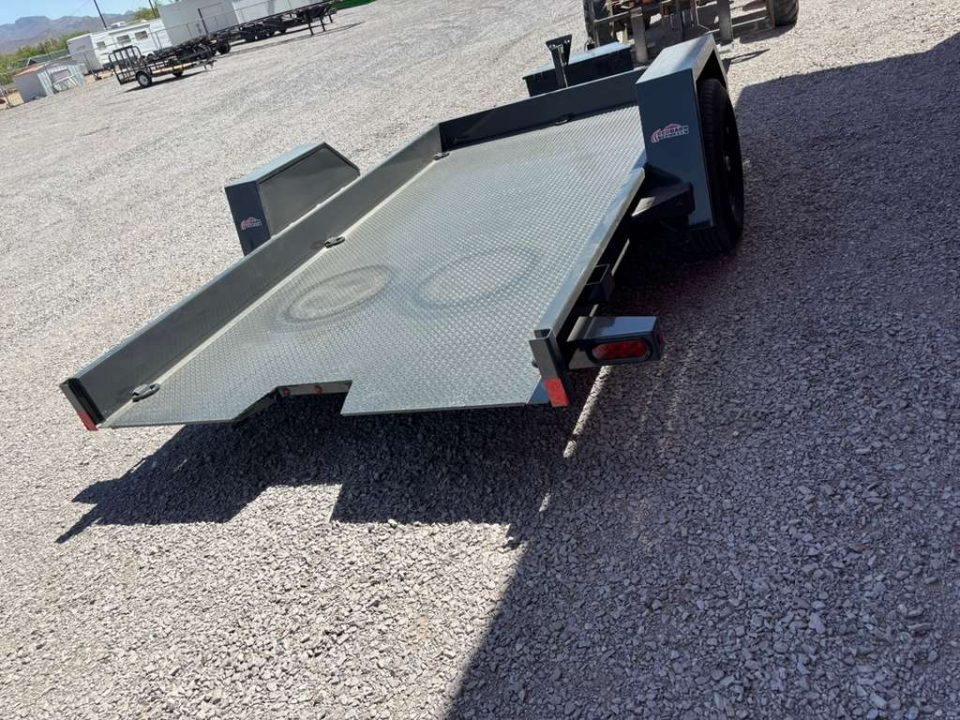New 2026 Lamar Trailers 79" X 12' SCISSOR HAULER 7K Tilt Trailer