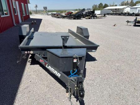 New 2026 Lamar Trailers 79" X 12' SCISSOR HAULER 7K Tilt Trailer