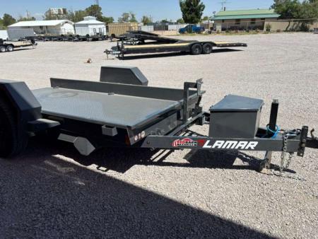 New 2026 Lamar Trailers 79  X 12' SCISSOR HAULER 7K Tilt Trailer