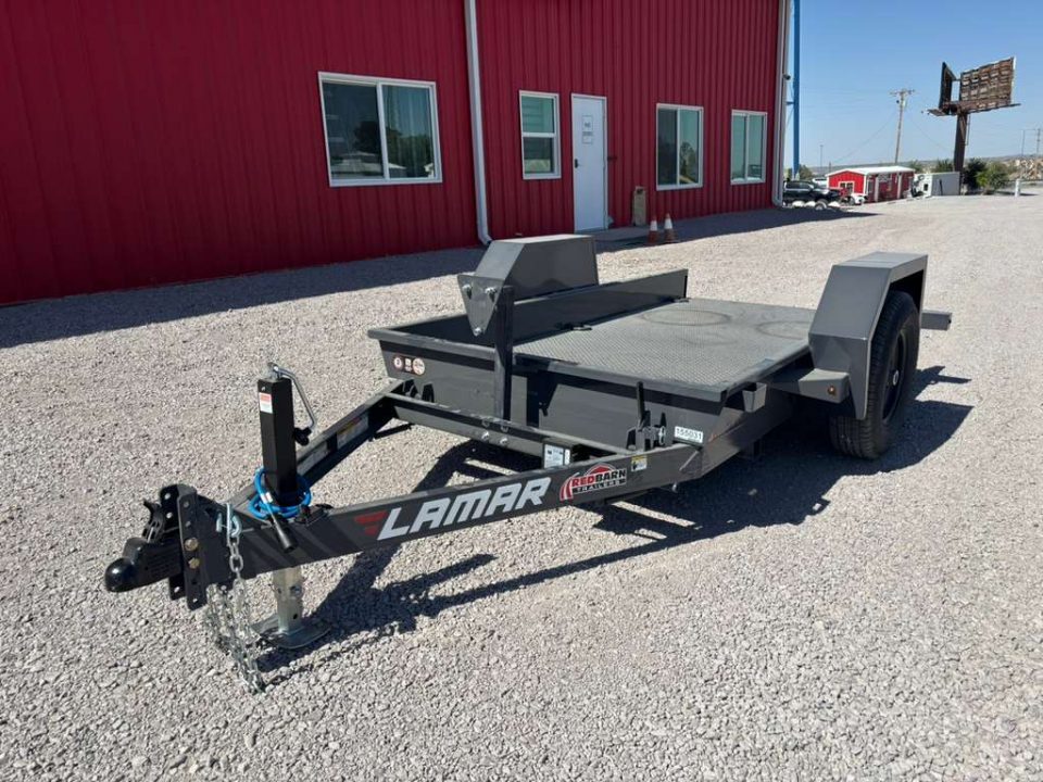 New 2026 Lamar Trailers 59" X 10' SCISSOR HAULER 7K Tilt Trailer