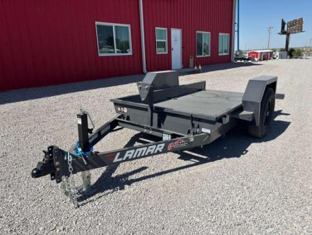 New 2026 Lamar Trailers 59" X 10' SCISSOR HAULER 7K Tilt Trailer