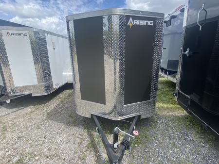 New 2026 Arising 5X10 SA ENCLOSED CHARCOAL Cargo / Enclosed Trailer