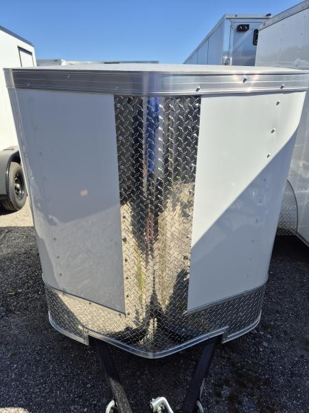 New 2026 Arising 4X6 SA ENCLOSED WHITE Cargo / Enclosed Trailer