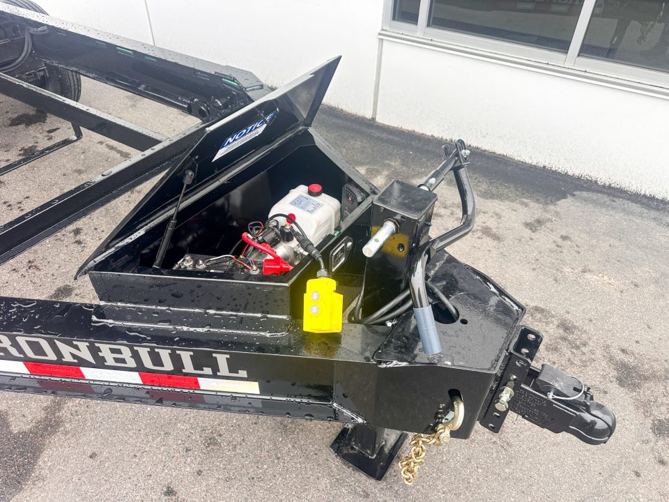 New DDP 96X16 14.9K DECKOVER DUMP TRAILER - BLACK
