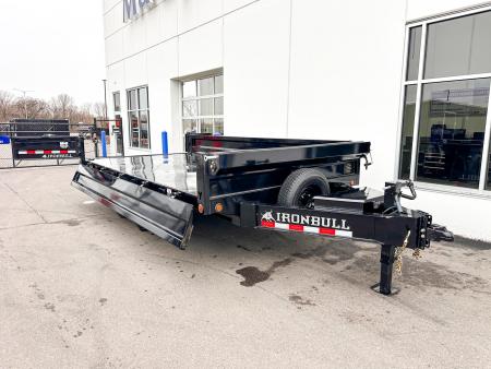 New DDP 96X16 14.9K DECKOVER DUMP TRAILER - BLACK
