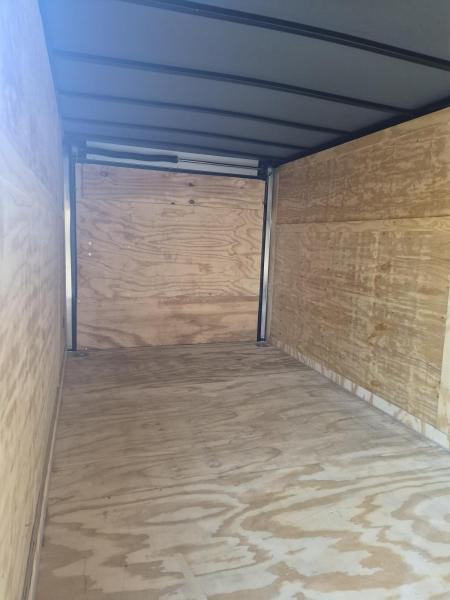 New 2026 Quality Cargo 7 x 16 Enclosed Silver Cargo Trailer Great for Equipment, Motorcycles & Tools