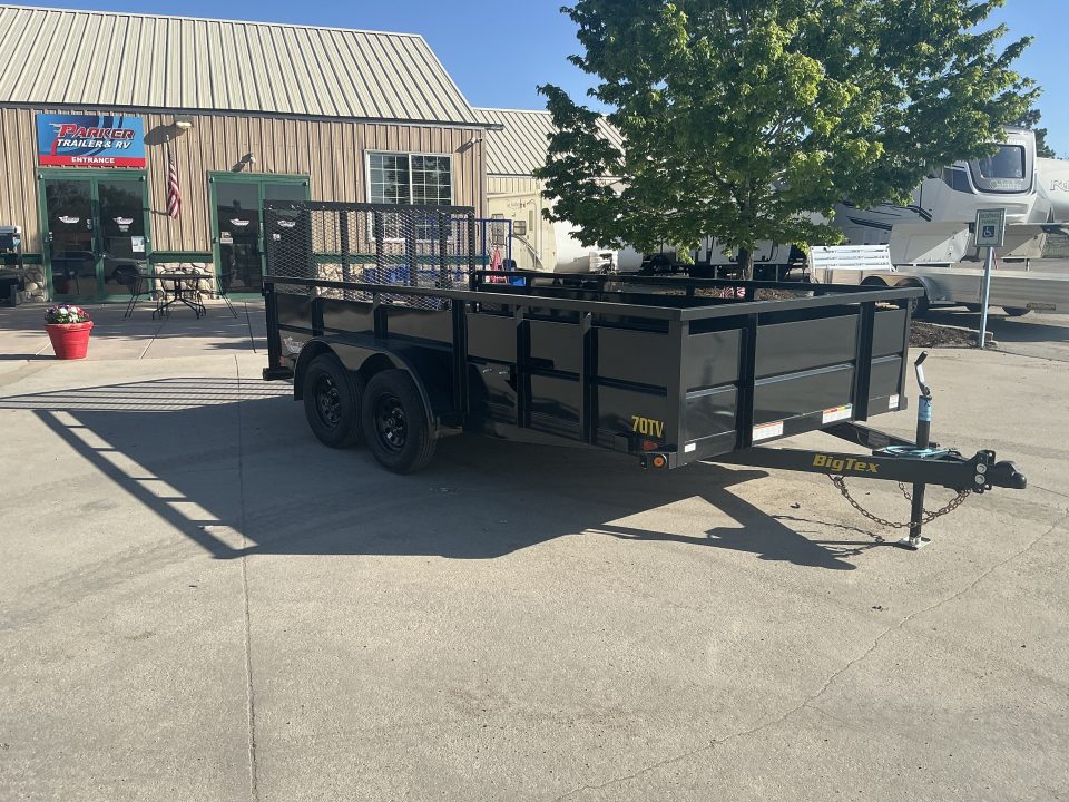 New 2026 Big Tex Trailers 70TV-14BK2B Utility Trailer