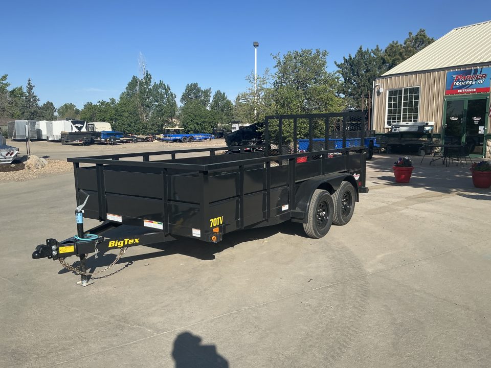 New 2026 Big Tex Trailers 70TV-14BK2B Utility Trailer