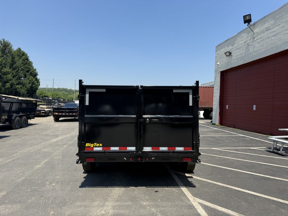 New 7 x 14 Big Tex Low Pro 14TD X-SERIES 4' High Sides Telescopic Dump Trailer 15.4K****7 Gauge Floor