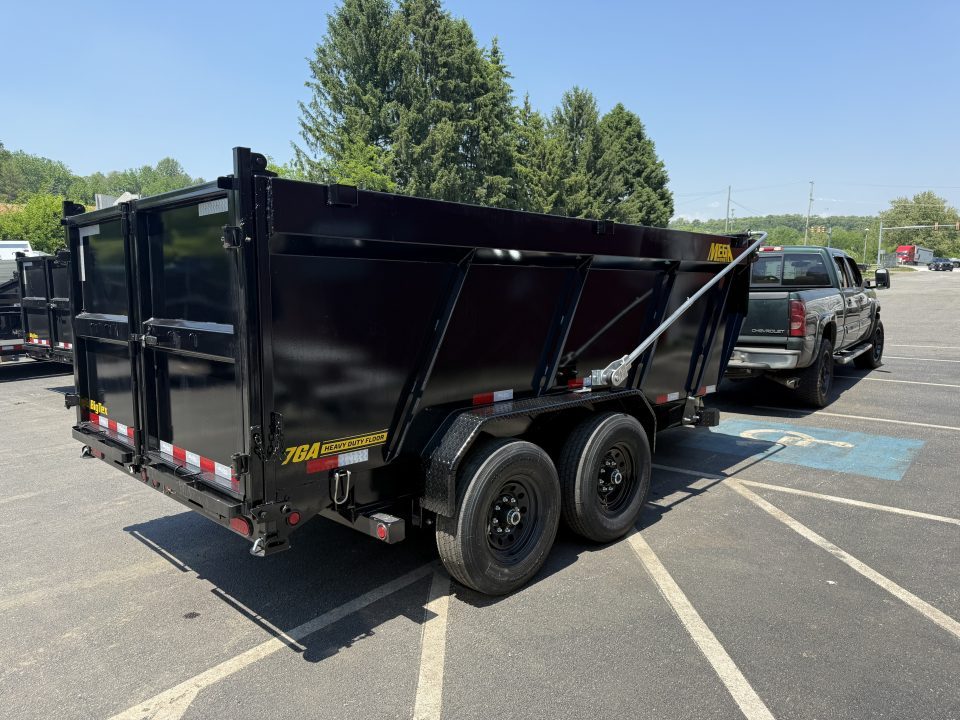 New 7 x 14 Big Tex Low Pro 14TD X-SERIES 4' High Sides Telescopic Dump Trailer 15.4K****7 Gauge Floor