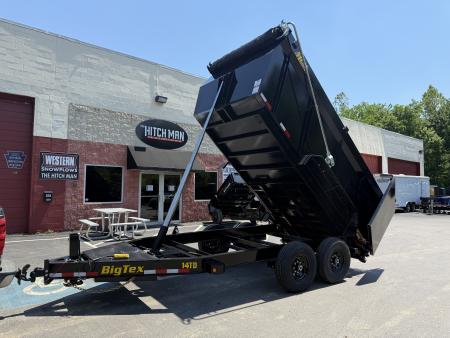New 7 x 14 Big Tex Low Pro 14TD X-SERIES 4' High Sides Telescopic Dump Trailer 15.4K****7 Gauge Floor