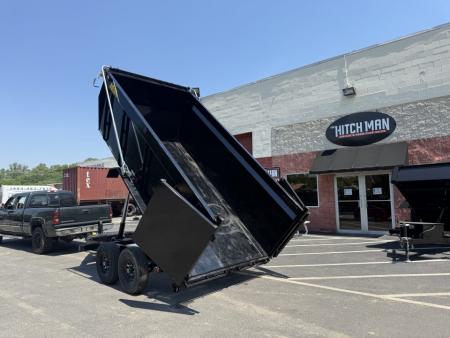 New 7 x 14 Big Tex Low Pro 14TD X-SERIES 4' High Sides Telescopic Dump Trailer 15.4K****7 Gauge Floor