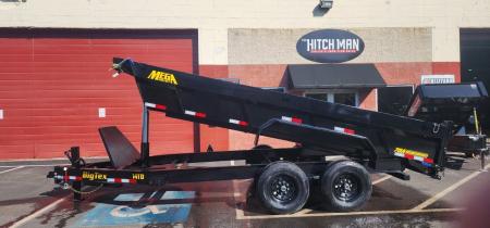 New 7 x 16 Big Tex Low Pro 14TD Telescopic Dump Trailer 15.4K****7 Gauge Floor