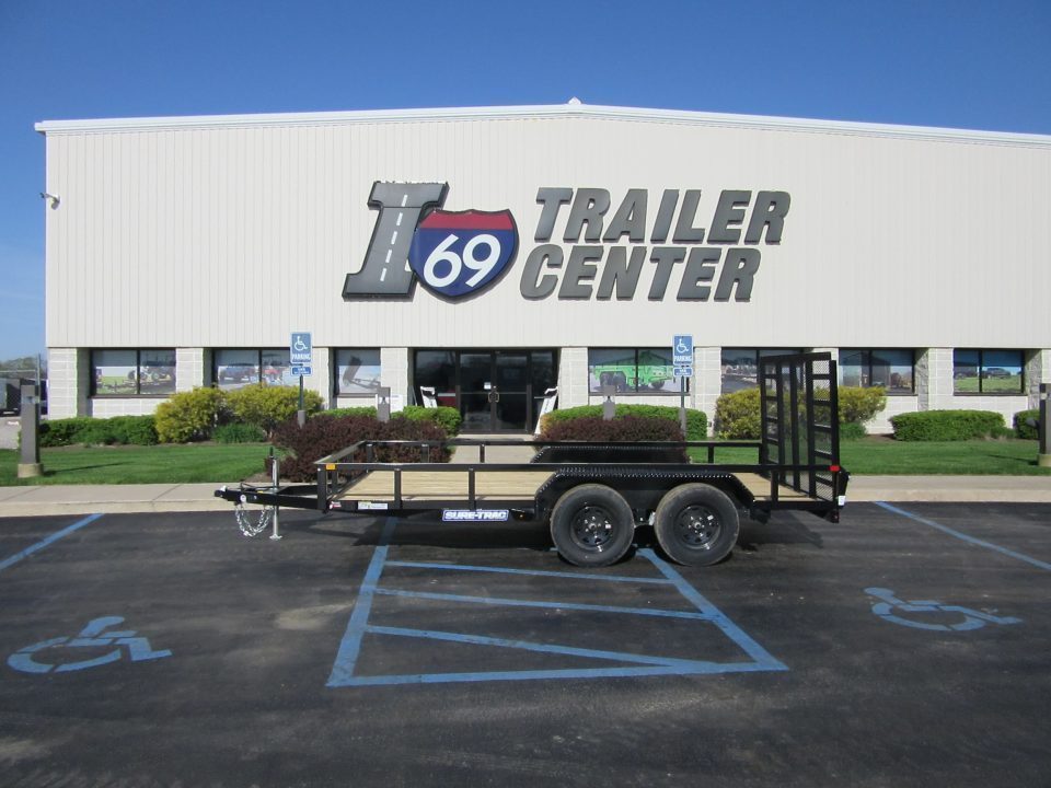 New 2026 Sure-Trac 7 x 14 ST-UTT8214-070 Utility Trailer 7K / Reinforced Ladder Gate