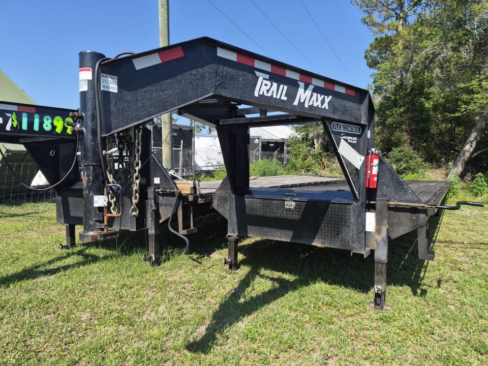 Used 2024 Trail Maxx 40 Ft. Gooseneck with 7K GVWR Equipment Trailer