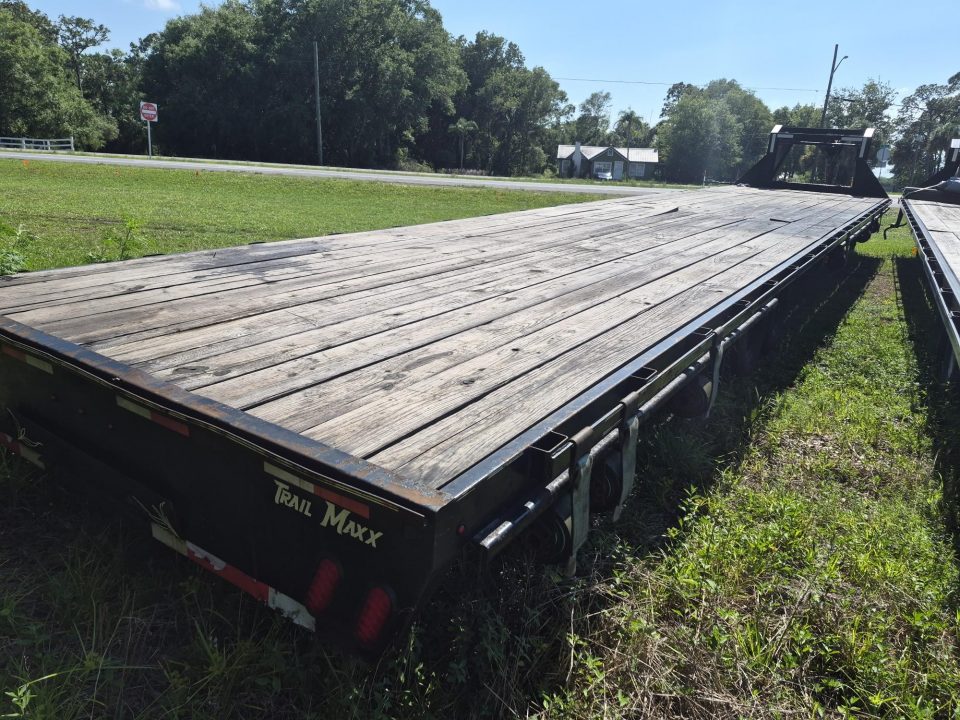 Used 2024 Trail Maxx 40 Ft. Gooseneck with 7K GVWR Equipment Trailer