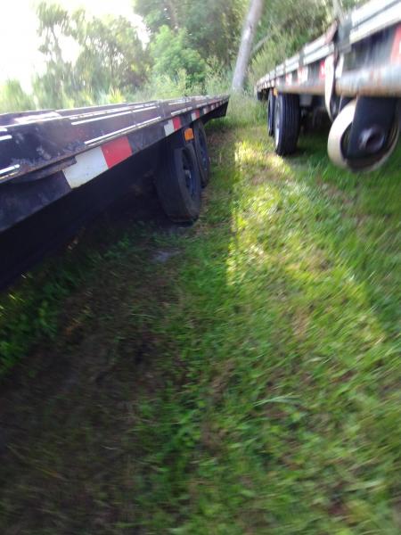 Used 2024 40 Ft. Gooseneck with 12,000 LB GVWR Equipment Trailer