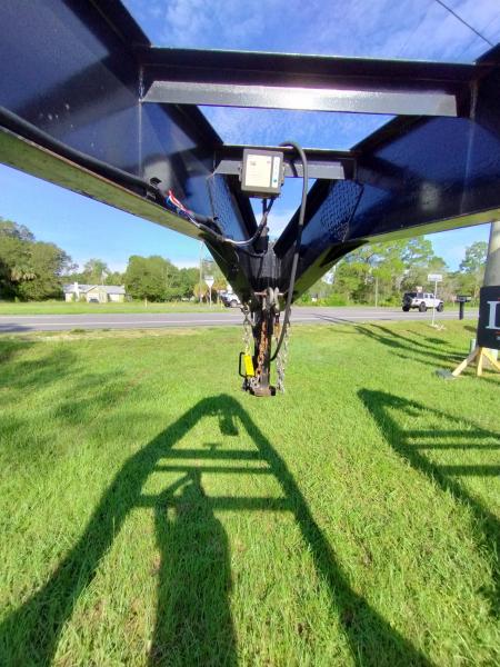 Used 2024 40 Ft. Gooseneck with 12,000 LB GVWR Equipment Trailer